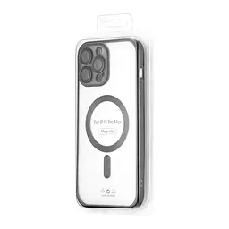 Чохол Ductil Metallic Edge with MagSafe (Protected Camera & Lens) iPhone 13 Pro Max Black - мініатюра 2