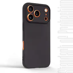 Чехол-накладка для смартфона Apple iPhone 17 Pro Max, противоударный, силиконовый, термополиуретановый (ТПУ), с защитой камеры и корпуса, черный, защита всего корпуса, ArmorStandart (ARM86233) - мініатюра 2