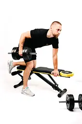 Набір Besport PowerPro гантелі 2х18,5кг з лавою WB-002 - мініатюра 9