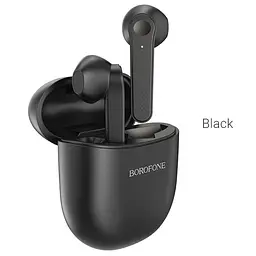 Bluetooth Стерео Гарнітура Borofone BE49 Serenity TWS Чорний - мініатюра 2