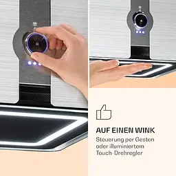 Витяжка Klarstein Futurelight Smart 420 м³/год 200 Вт острівна (10038710) - мініатюра 3