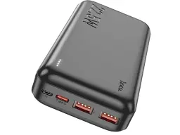 Зовнішній акумулятор (Power Bank) Hoco J101A Astute 20000mAh 22.5W Black - мініатюра 2