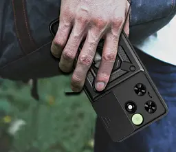 Панель BeCover Military для Tecno Spark Go 2024 (BG6) Black (710684) - мініатюра 6