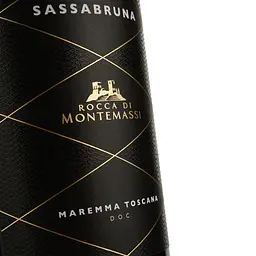 Вино Rocca di Montemassi Sassabruna, червоне, сухе, 13,5%, 0,75 л - мініатюра 3