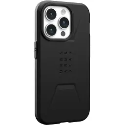 Чохол-накладка Urban Armor Gear Civilian Magsafe для Apple iPhone 15 Pro Black (114275114040) - мініатюра 2
