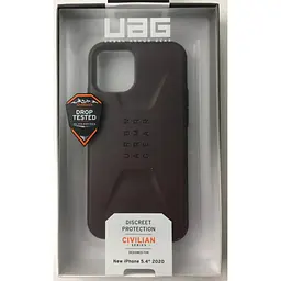 Оригінальний протиударний чохол UAG Civilian для iPhone 12 Mini (5.4") Eggplant (11234D114949) - мініатюра 2