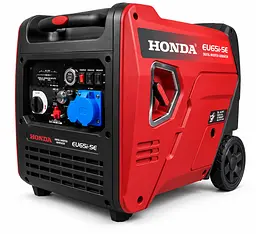 Інверторний бензиновий генератор-валіза з колесами Honda EU65i-SЕ 6.0/6.5 кВт + електростартер