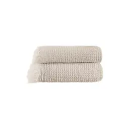Рушник Lotus Home - Rius natural бежевий 90x170 - мініатюра 7