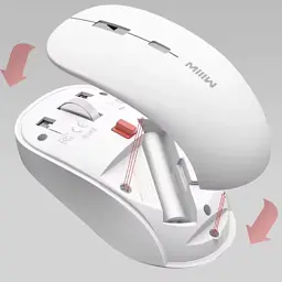 Бездротова миша MiiiW Wireless Bluetooth Mouse PM22 MW23M22 White - мініатюра 2