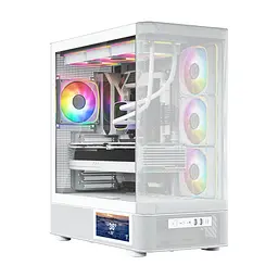 Корпус для ПК Modecom VOLCANO AQ400 ARGB LCD 6.2 (MC-A-AQ400-4FA-W) - мініатюра 3