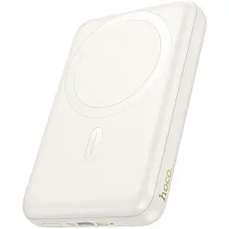 Зовнішній акумулятор Hoco J141 Grace MagSafe 10000mAh 20W (J141) Milky White (639194) [161341]