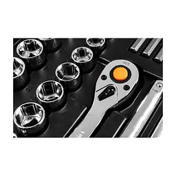 Набір інструментів Neo Tools CrV, у кейсі 1/2", 1/4", 3/8", 233 шт. (10-078) - мініатюра 7