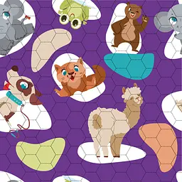 Багаторазова пелюшка Pelushka Animals 60х90 см - мініатюра 2