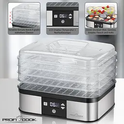 Дегідратор сушка для фруктів грибів Profi Cook PC-DR 1116 - мініатюра 4