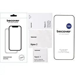 Захисне скло BeCover для Google Pixel 9 Pro XL 10D Black (712327) - мініатюра 2