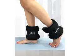 Обтяжувачі Comfort 3 кг для ніг та рук з металом (пара) EasyFit fit0024833