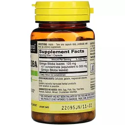 Гінкго білоба Mason Natural Ginkgo Biloba 90 капсул - мініатюра 2