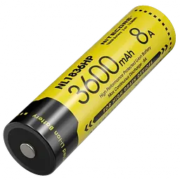 Акумулятор Li-Ion 18650 Nitecore NL1836HP 3.6V 8A 3600mAh захищений (Жовтий)