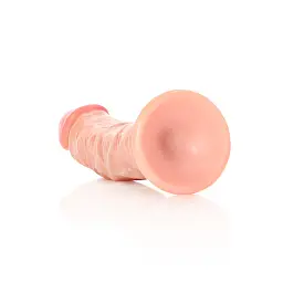 Фалоімітатор RealRock Curved Realistic Dildo 6" 15,5 см (тілесний) - мініатюра 7