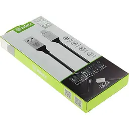 Кабель Inkax CK-50 Type C cable 1m Black - мініатюра 2