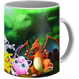 Кухоль GeekLand Покемон Го Pokemon Go Пуфф та його друзі PG.01.19 330 мл білий - мініатюра 3
