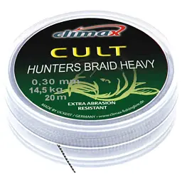 Повідковий матеріал Cli мax Cult Heavy Hunter’s Braid 20 м (weed) 30 lb