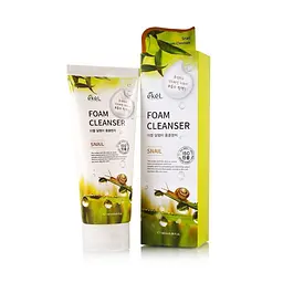 Пінка очисна для обличчя Ekel Snail Foam Cleanser з муцином равлика