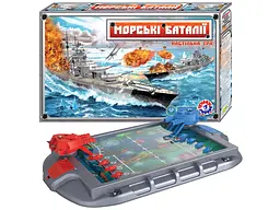 Настільна гра "Морські баталії" 1110 ТехноК, в коробці (4823037601110) - мініатюра 3