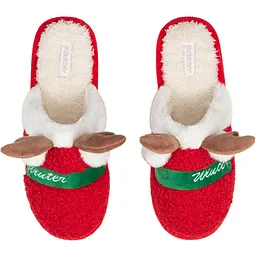 Капці домашні Ardesto Christmas 36/37 розмір червоні (ART2536DR) - мініатюра 3