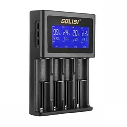 Зарядний пристрій Golisi S4 Smart Battery Charger Black (az015) - мініатюра 2