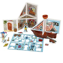 Ігровий набір Melissa & Doug Піратська бухта магнітний (MD30664) - мініатюра 3
