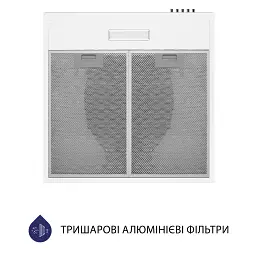 Витяжка плоска Minola HPL 513 WH - мініатюра 5