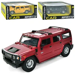 
Джип Hummer АвтоСвіт 1:24 інерційний гумові колеса 19 см AS-3011 - мініатюра 6