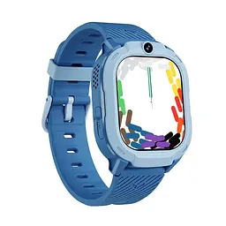 Дитячий смарт-годинник Lemfo T70 з 4G відеодзвінком прослуховуванням GPS-трекером і операційною системою Android Синій - мініатюра 2