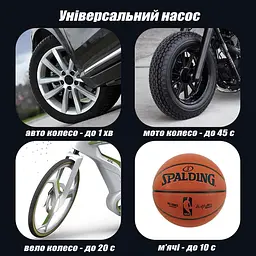 Автомобільний Компресор Suitu 6000 mAh 150 PSI 120W Автокомпресор Портативний Акумуляторний Автомобільний Насос для Авто Шин - мініатюра 5