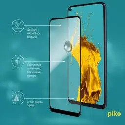 Плівка захисна Piko Full Glue Samsung A21S black (1283126501531) - мініатюра 4