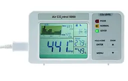 Вимірювач рівня CO2 з реєстратором даних TFA AirCO2ntrol 5000 - мініатюра 2