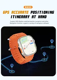 Смарт-годинник Lemfo B33 GPS Wi-Fi SIM 2 ремінці Silver (18753-hbr) - мініатюра 7