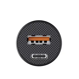 Автомобільний зарядний пристрій HAVIT HV-CC2022 20W USB+USB-C Black HAVIT (28048-000) - мініатюра 3