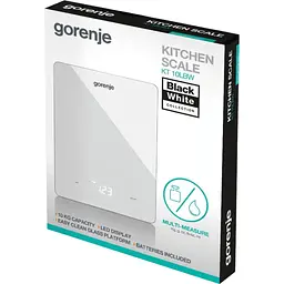 Ваги кухонні Gorenje KT10LBW White [147733] - мініатюра 4