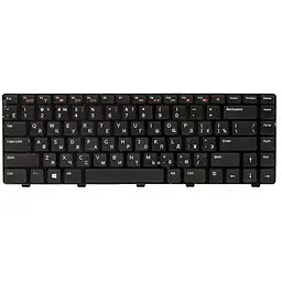 Клавіатура для ноутбука DELL Inspiron N4110 чорний, чорний фрейм