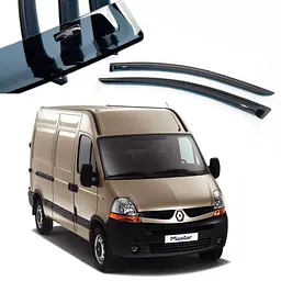 Дефлектори вікон вітровики Renault Master 1998-2010 на скотчі 2 шт (REN22)