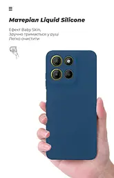 Чехол ArmorStandart ICON для Motorola G17 4G / G17 Power 4G Camera cover Dark Blue (ARM91307) - мініатюра 7