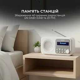 Радіоприймач Sharp DR-P420 White - мініатюра 9