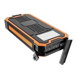 Сонячний повербанк iBattery YD-888K з ліхтариком 30000 mAh orange - мініатюра 6