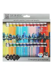 Фарби акрилові ZIBI Art Line 24 кол.