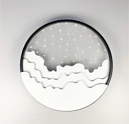 Стельовий LED світильник з імітацією нічного неба | Line F | Арт. 2359-500 WT+BK - мініатюра 3