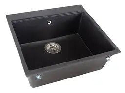 Кухонна мийка Miraggio Lagoon 540 black 0001039, Чорний - мініатюра 2