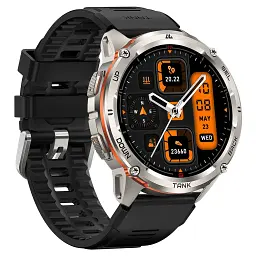 Розумні тактичні смарт-годинник Kospet Tank T3 Ultra 2 модуль GPS Silver (18654) - мініатюра 5