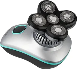 Електробритва чоловіча Rotex RHC240-5D HeadPlus акумуляторна роторна бритва для голови та обличчя з 5D плавальними головками - мініатюра 6